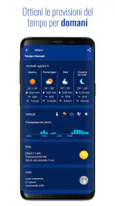 Orologio e meteo trasparente screenshot