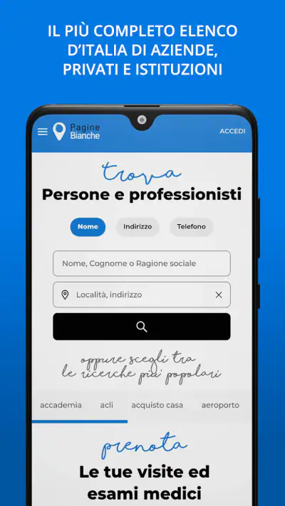 PagineBianche screenshot 1