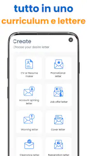 PDF lavoro CV creatore screenshot 4