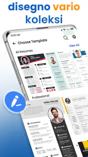 PDF lavoro CV creatore screenshot 5