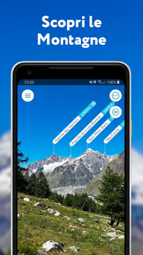PeakVisor - Mappa 3D & Cime screenshot 1