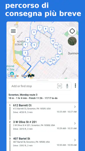 Pianificazione del percorso screenshot 1