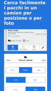 Pianificazione del percorso screenshot