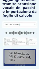 Pianificazione del percorso screenshot