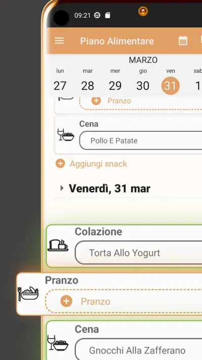 Piano Alimentare & Ricette screenshot 1