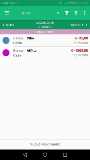 Portafoglio - Gestione spese screenshot 1