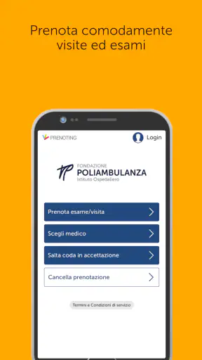 Prenoting Poliambulanza screenshot 1