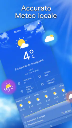 Previsioni meteo locali screenshot 1
