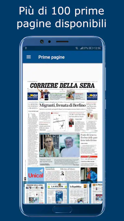 Prime pagine screenshot 1