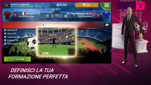 Pro 11 - Football Manager Game screenshot