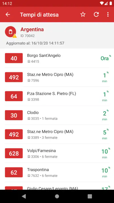 Probus Roma AutoBus|Orari|Atac screenshot 1