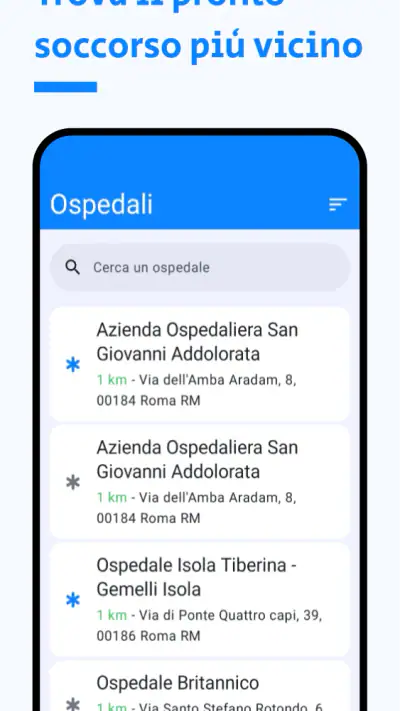 Pronto Soccorso screenshot 1