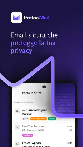 Proton Mail: Email cifrate screenshot 1