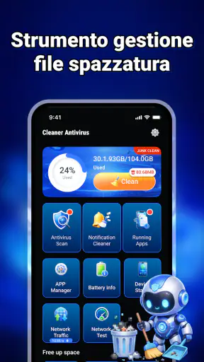 Pulitore Antivirus screenshot 1