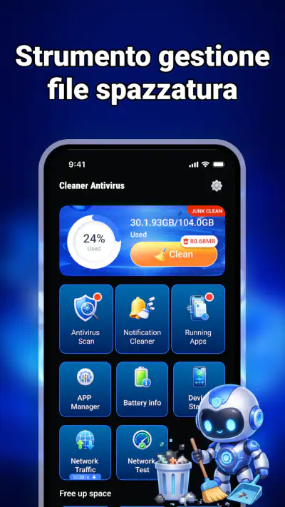 Pulitore Antivirus screenshot 1