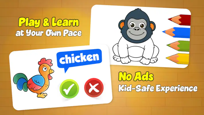 Puzzle per bambini - animale screenshot 1