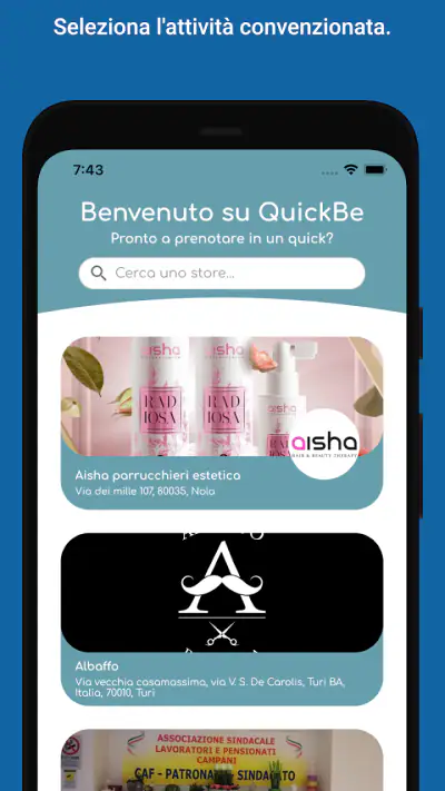 QuickBe screenshot 1