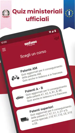 Quiz Patente 2026 screenshot 1