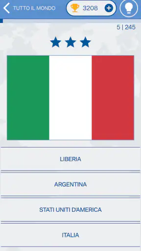 Quiz sulle bandiere del mondo screenshot 1