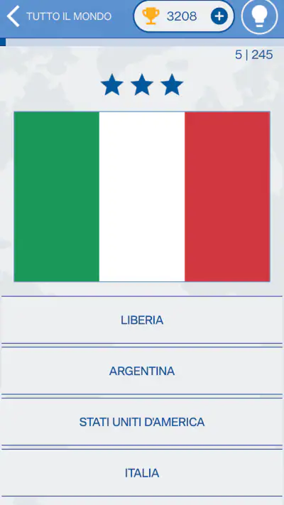 Quiz sulle bandiere del mondo screenshot 1
