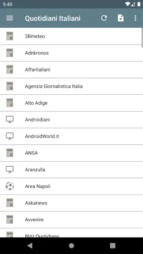 Quotidiani Italiani screenshot 1
