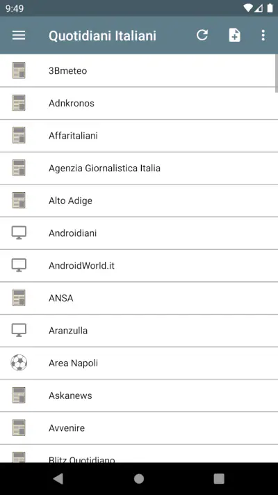 Quotidiani Italiani screenshot 1