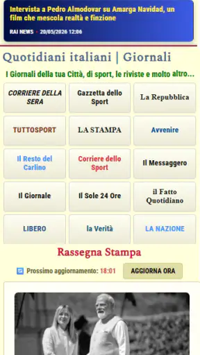 Quotidiani.net screenshot 1