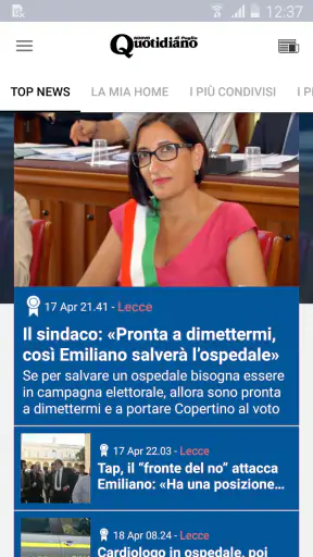 Quotidiano di Puglia screenshot 1