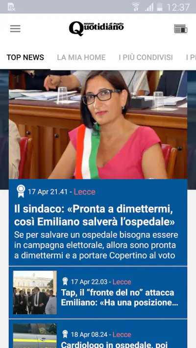 Quotidiano di Puglia screenshot 1