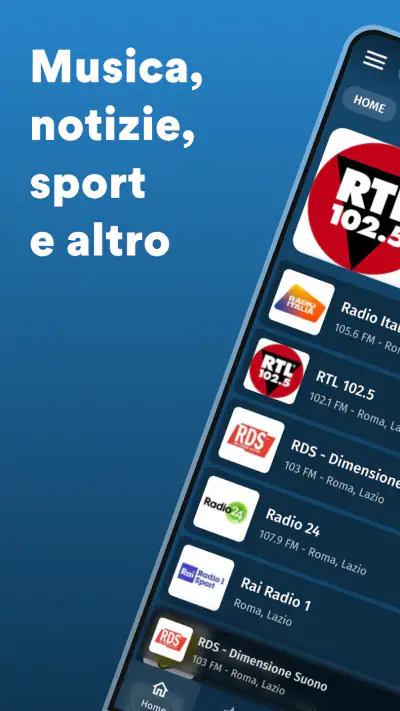 Radio Italia: Radio FM e AM screenshot 1