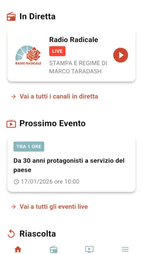 Radio Radicale screenshot 1