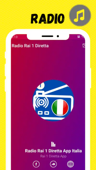 Radio Rai 1 Diretta Italia screenshot 1