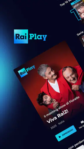 RaiPlay per Android TV screenshot 1