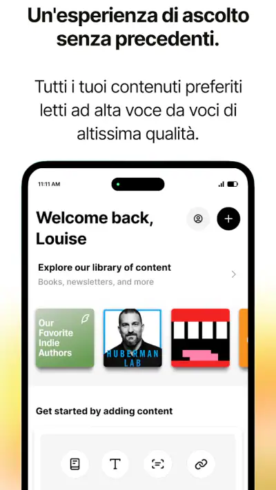 ElevenReader screenshot 1