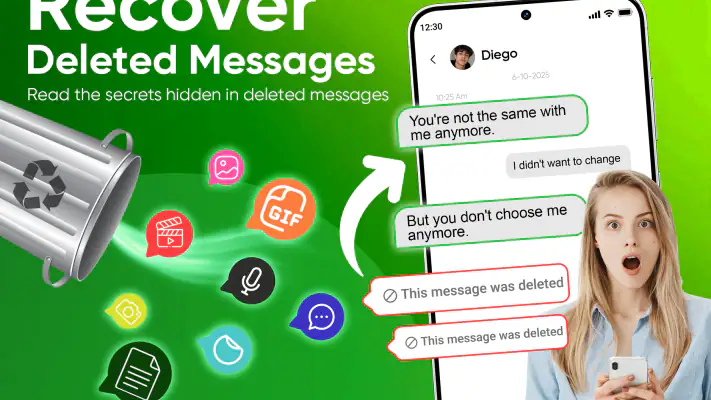 Recover Deleted Messages Data screenshot 1