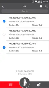 Registratore Vocale screenshot