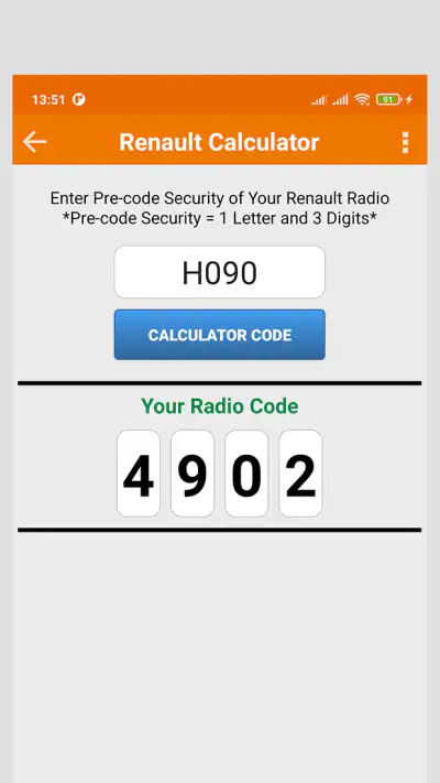 Renault Codice Radio screenshot 1