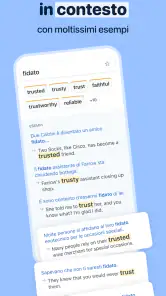 Reverso Traduttore, Dizionario screenshot