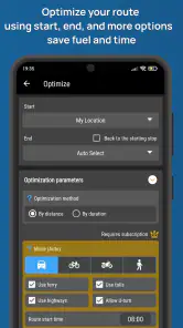 Routin Pianificatore Percorso screenshot