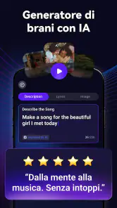 Rythmix: Generatore Musica IA screenshot