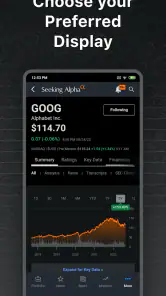 SA Investing & Finance Data screenshot