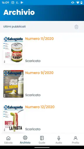 Salvagente screenshot 1