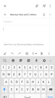 Samsung Email screenshot 4
