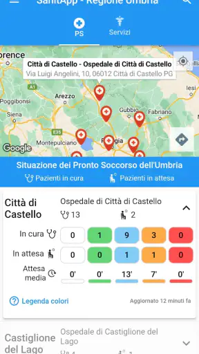 SanitApp - Regione Umbria screenshot 1