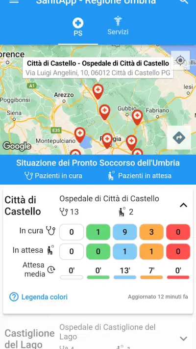 SanitApp - Regione Umbria screenshot 1