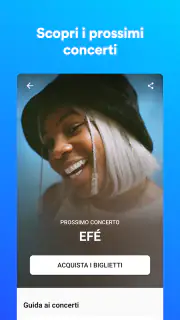 Shazam: trova brani e concerti screenshot 4