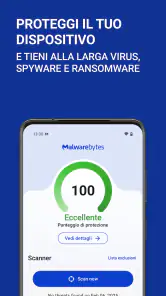 Sicurezza mobile Malwarebytes screenshot
