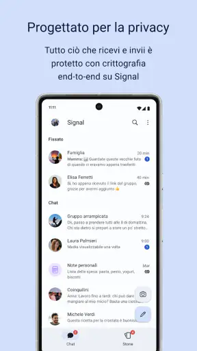 Signal - Chat private e sicure screenshot 1