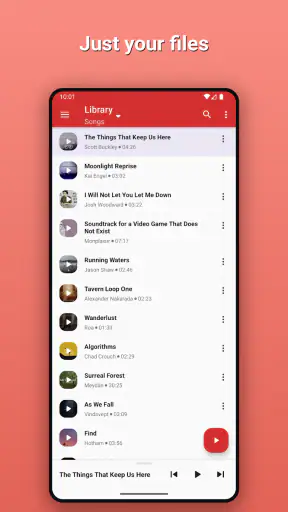 Simple Music Player screenshot 1