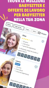 Sitly - L'app di babysitting screenshot
